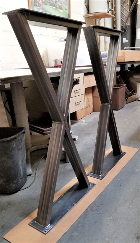 michigan metal fabricators table legs|metal bar table legs.